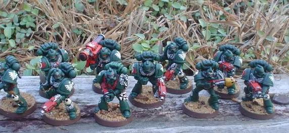Dark Angels Tactical Squad by cygnus46
