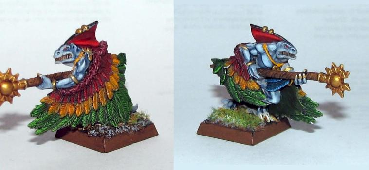 Skink Priest by WatchDragon
