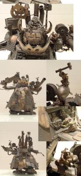 ORK STOMPA PRO PAINTED. PIZOTEADOR PISOTEADOR ORKO by Pintores del Caos