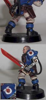Ultramarines Veteran Scout Sergeant by Rogan