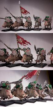 Orc Boar Boyz by Pintores del Caos