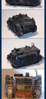 Pre-Heresy Night lords Rhino by zekaine