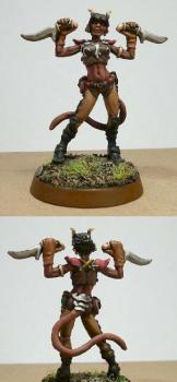 Tiviel Tiefling Rogue by Guthwine