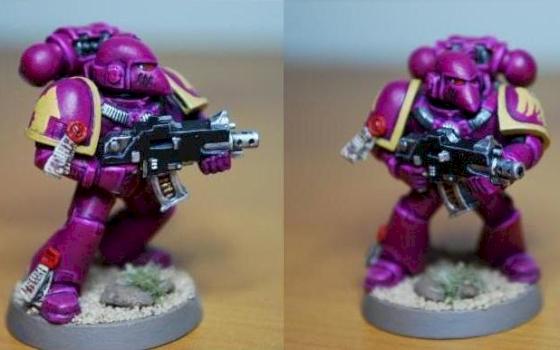 Hawk Lords tactical marine by Cyrox