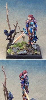 Alaine Female Paladin by Minicreatures