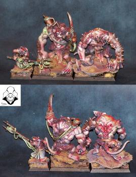 Skaven Rats Ogres by Tirano Enjambre