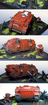 Blood Raven Rhino by Thrasherdwarf