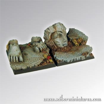 Elven Ruins 40mm bases by Scibor