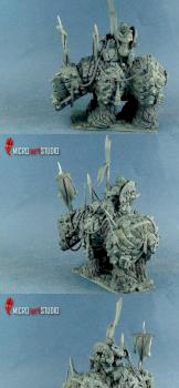 Ogre Kingdoms Tyrant on Rhinox by Lasota