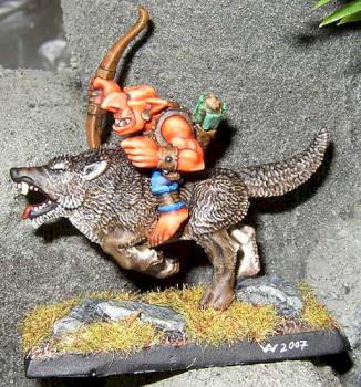 Goblin Wolfrider by Daya