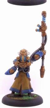 Commander Nemo Cygnar warcaster by estro pajo
