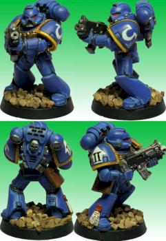 Ultramarines Space Marine by GaDzillo