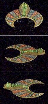 Necron Cairn Class Tombship by Asmodean