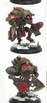 Khador Destroyer heavy warjack by estro pajo