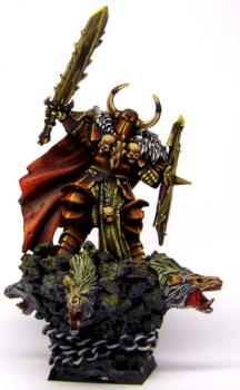 Archaon on foot by Nkara