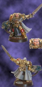 Space Marine Captain of the Los Ultimos Legionarios by Guybrush Treepwood
