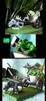 Snotling Chariot by Slann mage Tokes