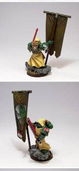 WARHAMMER 40K SM Dark Angels Standard Bearer by LaurelinM