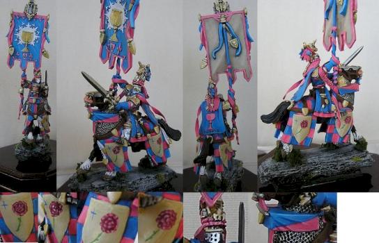 Bretonnian Standar Bearer by Aenarion c.pastor