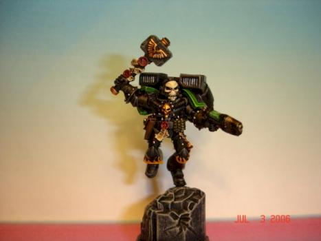 salamander space marine chaplain by habu