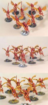 Tyranids: Gargoyles by jacoleko