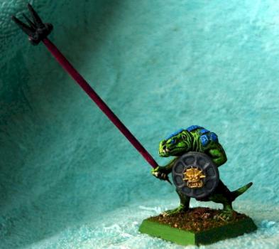 Converted Saurus X by Slann mage Tokes