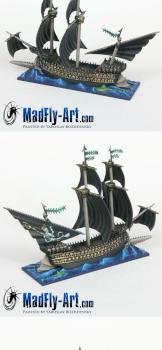 Dreadfleet Ship The Swordfish by MadFlyArtStudio