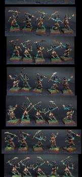 Khaine Witches dark elves by Darakas