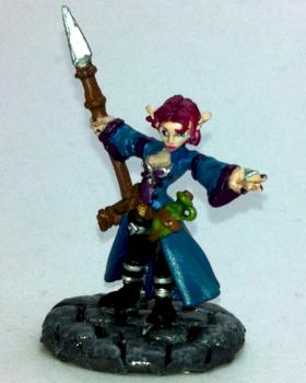 Cassie, Female Gnome Wizard by liz.g.autry