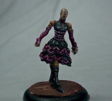 Colette's show girl Malifaux Black Mannequin by desimon