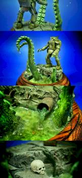 In the lair of the Old Ones...Cthulian by dewberry1964