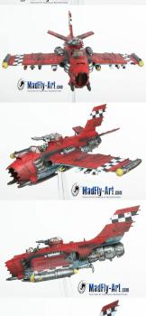 Ork Burna-Bommer (Descending) by MadFlyArtStudio