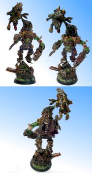 Ork Stormboy with (storm)Grot by Piotruposz