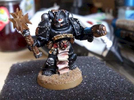 Black Templars Chaplain by Revenant36