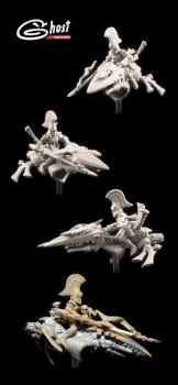 Autarch on jetbike. Sport style. by Ghost Miniatures