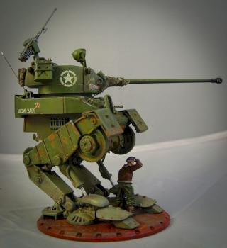 Dust Tactics Allies Medium Walker by greeble