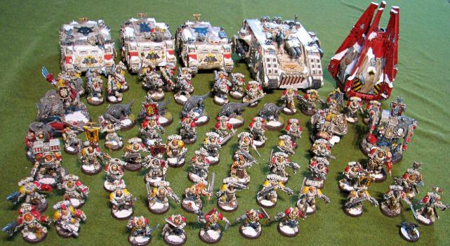 Space Wolves Army by MinionStudio