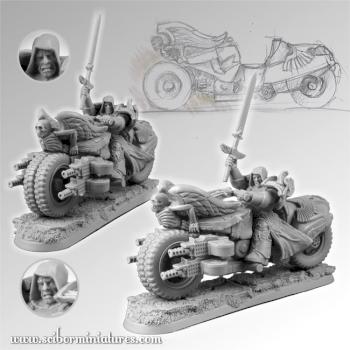 SF Angels Knights Motorcycle by Scibor