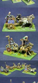 28mm British Celtic Chariots by danhochi