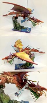 High elf Lord on Dragon by hazelanne