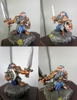 Veteran Dwarf Paladin by Manbo