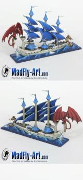 Dreadfleet Ship The Seadrake by MadFlyArtStudio