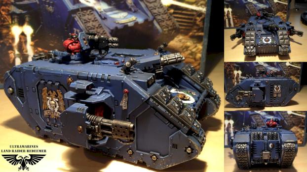 Ultramarines Land Raider Redeemer by Nezulius