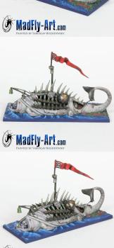 Dreadfleet Ship The Skabrus by MadFlyArtStudio