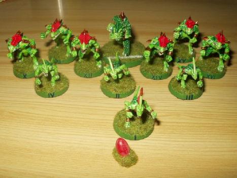 Lizardmen Blood Bowl Team by m xiii