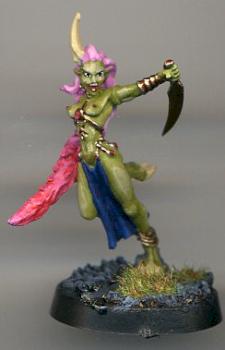 Green daemonette by xarnan