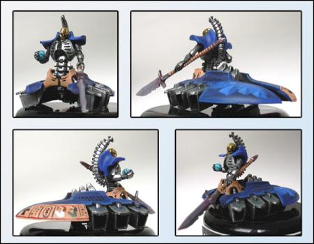 Necron Lord on destroyer body by Helwinter