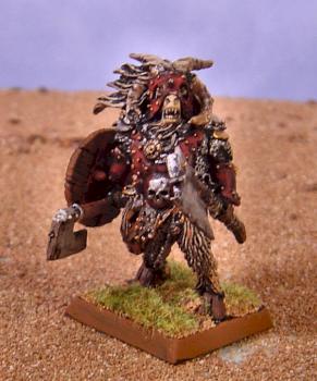 Hrolthf the Bloody, Storm of Chaos Beast Lord by Bevfore
