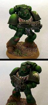 Dark Angels Space Marine DA by toyogre