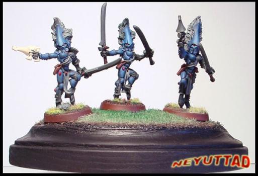Eldar Banshee Squad by Neyuttad